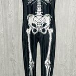 Skelton cat suit bones Halloween costume dress up cosplay medium Black Photo 0