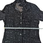 French Connection Vintage  Velvet Burnout Sheer Top Black Y2K Bella Hadid Photo 3