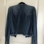 Pilcro Anthropolgie Small Denim Chambray Button Long Sleeve Shirt Top Blue Photo 1