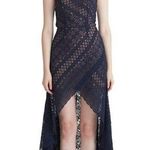 Aijek Rylee Lace Toga Maxi Dress Black Size 4 Photo 0
