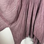 Torrid  Kimono Cardigan Women's OS Dusty Rose Smocked Open Toppe Butterfly Sleeve Photo 4