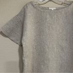 Eileen Fisher Natural Lightweight Organic Linen Sparkle Dress Sz Small Tunic Photo 3