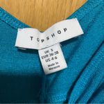 Topshop  Slinky Cut Out Teal Jumpsuit - Size 4-6 Photo 5