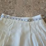 Princess Polly  White Pleaded Mini Skirt Size 6 Photo 7