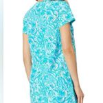 Lilly Pulitzer NWOT Coral Of The Story 100% Pima Cotton Etta Shirt Mini Dress XS Photo 2