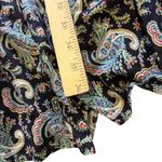 Multicolored paisley print short sleeve flowy dress measurements in pictures Size undefined Photo 7