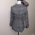 Candie's Candie’s black white checkered high low peacoat Photo 4