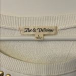 Hot & Delicious White Studded Women's Top Photo 1