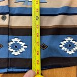 Vintage Capacity Women's Southwestern Aztec Western Rancher Button Up Shirt M Blue Size M Photo 6