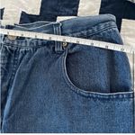 Gitano Retro Mom Jean Shorts with Gingham Blue Plaid Accent Size 16 High Rise Photo 5