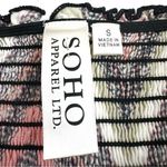 Soho Apparel NWT  Multicolor Chevron Print Maxi Dress Elasticized Bodice Photo 1