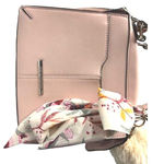 Steve Madden Anthropologie  Breese Convertible Crossbody Bag Pink Blush Scarf‎ Photo 0