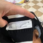 Savage X Fenty Lit Leisure bralette cropped top criss cross strappy knit square Black Photo 5