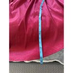 B. Smart Burgundy Satin High-Low Formal Prom Cocktail Evening Gown VNeck Satin 15 Photo 9