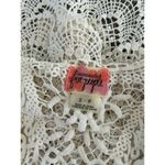 Free People Intimately Cream Sheer Lace Tunic size S Romantic Feminine Boho Photo 9