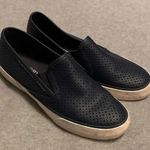 Sperry  Womens Seaside Perfortrated Leather Slip On Sneakers Shoes navy size 6M Photo 1