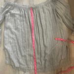 Cloth & Stone Anthropologie  Homestead Off Shoulder Blouse. Size Medium. Photo 4