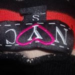 NYC S Sweater Dress Coral Tan Black Buckles Bodycon Dress Photo 4