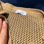 Charlotte Russe size large taupe netted fishnet long sleeve top Photo 3