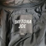 Daytona Joe Womens Moto Jacket Size XXL Black Purple Rose Zip Front Fringe Photo 12