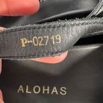 ALOHAS  Marshmallow Women's Black Leather Slingback Sandals Size 7.5 Photo 6