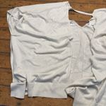 Lululemon Wrap Cream One Size Cotton Polyester Silk Sweater Shawl Fall winter Photo 3