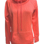 Athleta Women's Tranquility Pullover Hoodie Ember Coral Orange Space Dye Size M Photo 0