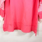 Free People NEW w Tags Camellia Pink Striped Pullover Top, Small, MSRP $128 Photo 4