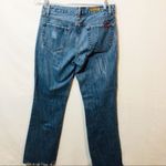 Seven 7 Women's Distressed Jeans Straight Leg Destroyed Denim Blue Size 29 Photo 5