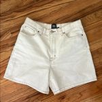 BDG White Denim Shorts Photo 0
