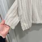 Max Studio Striped Button-Down Shirt Photo 6