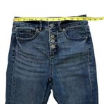 Loft Button Fly Hi-Low Fringe Hem Ankle Jeans, Sz 00/24 Photo 8