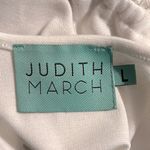 Judith March White Crochet/Lace Dress Tan Lining Large 466D-1 Photo 10