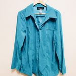 Sag Harbor turquoise button up Photo 1