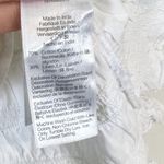 Madewell NWT White Sachi Smocked Cotton Linen Blend Boatneck Tank - XXS Photo 4