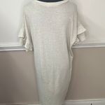 Luna E.  T-shirt Dress with Ruffle Sleeve Size Large Photo 2