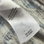 Lucky Brand Boho Print Tee Shirt Rounded Hem Tshirt Short Cap Sleeve Womens L Photo 9