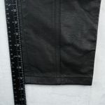 Vtg Together Black Leather Pants Womens 6 High Rise Tapered Leg 90s Minimalist Photo 10