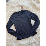 SKIMS Fits Everybody Long Sleeve T-Shirt Onyx Size Medium Photo 2
