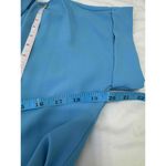 Intempo Blue Long Sleeves Collared Faux‎ Wrap Shirt Dress M business work brunch Size M Photo 2
