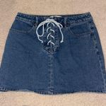 PacSun  tie front mini skirt Photo 2