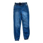 Ymi NWT Junior Womens  Kozy Fit Mid-Rise Knit Denim Joggers Pants - Sz XS Photo 4