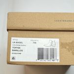 Lucky Brand Women's Basel Ankle Booties- Toffee Leather- Wide Width- 7W Photo 4