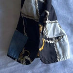 Ralph Lauren Lauren Women’s Sz M Nautical Sailing Flag Anchor Button Up Blouse Photo 9