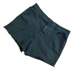 BDG Urban Outfitters High-Rise Teal Denim Shorts | Blue/Green | Size: 32 Photo 2
