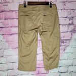 The North Face  WOMENS TAN CARGO CROPPED CAPRI DRAWSTRING ANKLE PANTS 6 NWT Photo 1