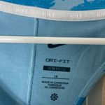 Nike NEW  women’s blue patterned training racerback loose activewear tank‎ top 1X Photo 2