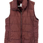 Old Navy  Size Large Vest Puffer Full Zip Fleece Lined Pockets Winter Snow‎ Photo 0