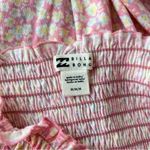 Billabong NWT strapless smocked pink floral dress Photo 4