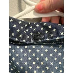 J.Crew  Denim Distressed Star‎ Button Up Shirt Size 4 Photo 8